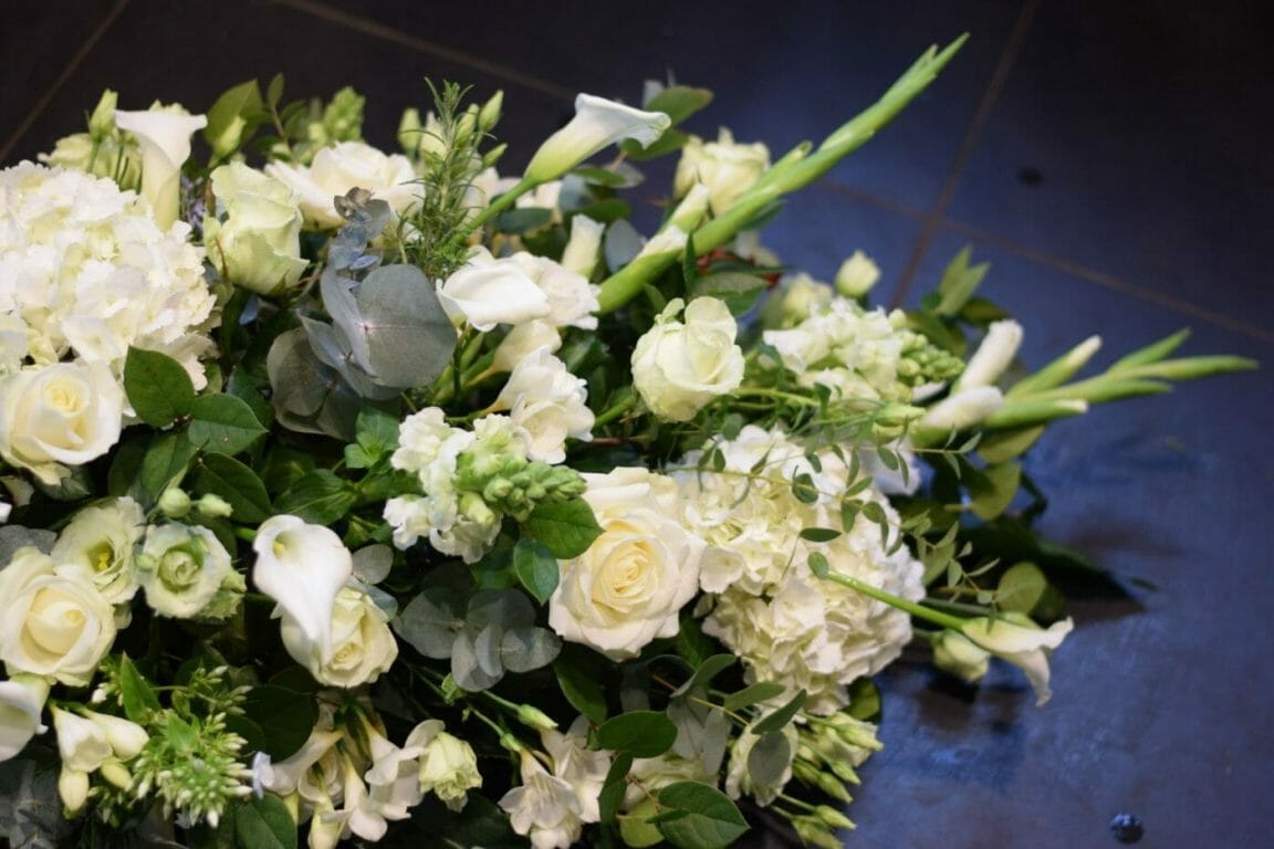 Funeral Flowers Spray Arrangement | Kensington Flowers