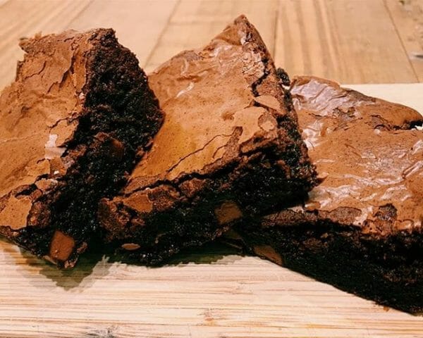 Photo showing a sample of Balham Bakes chocolate brownies