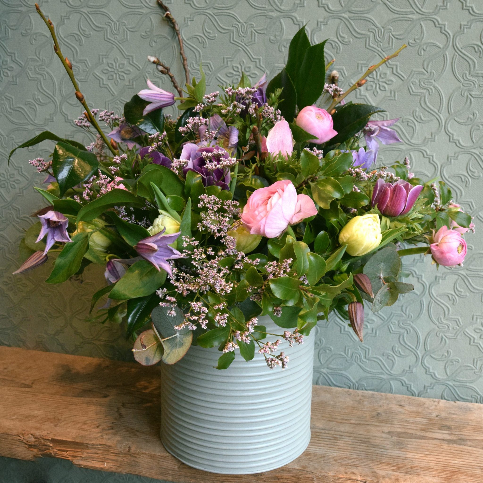 Bucket of Flowers Kensington Flowers
