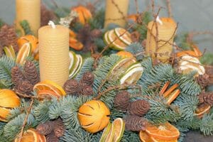 Advent wreath rustic 