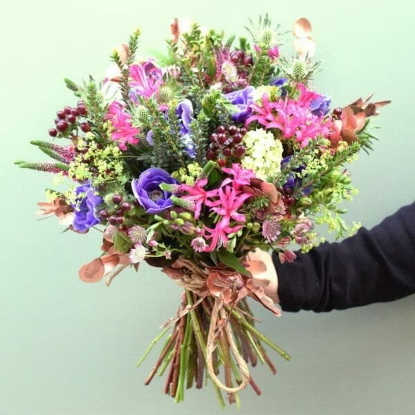 Photograph of a Scented garden bouquet available from Kensington Flowers London